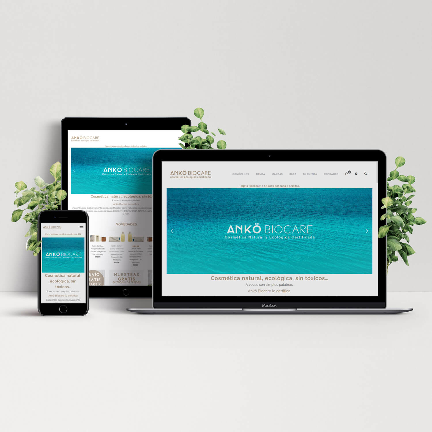 Diseño y desarrollo de la tienda on line Ankö Biocare
