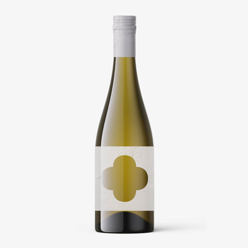 Diseño etiqueta de vino blanco