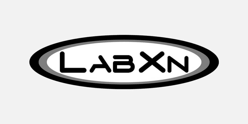 Logo marca de cosmètica LabXn - La Mar d Creativa