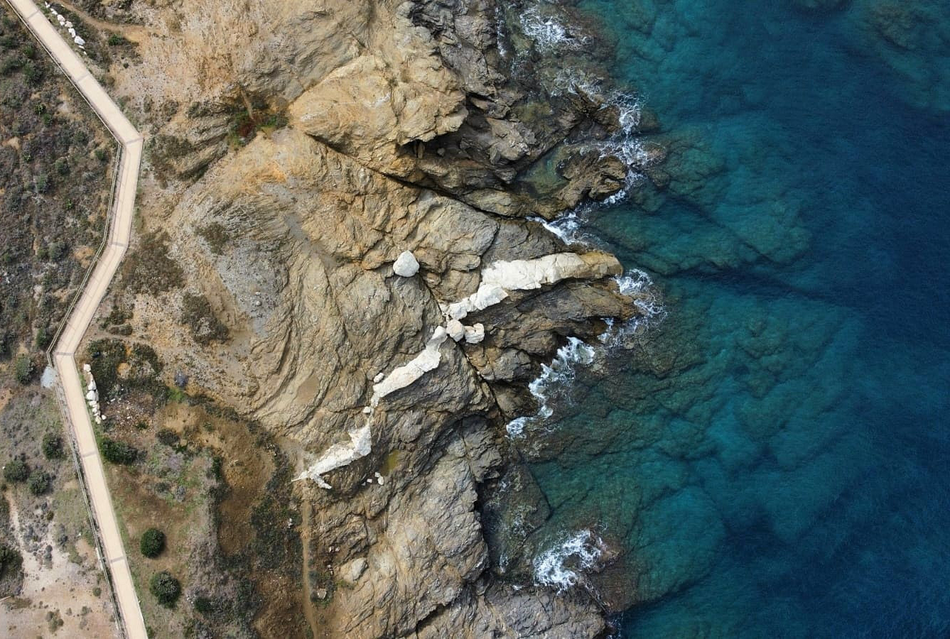 Fotografía amb dron en el Cap de s'Arenella, El Port de la Selva.